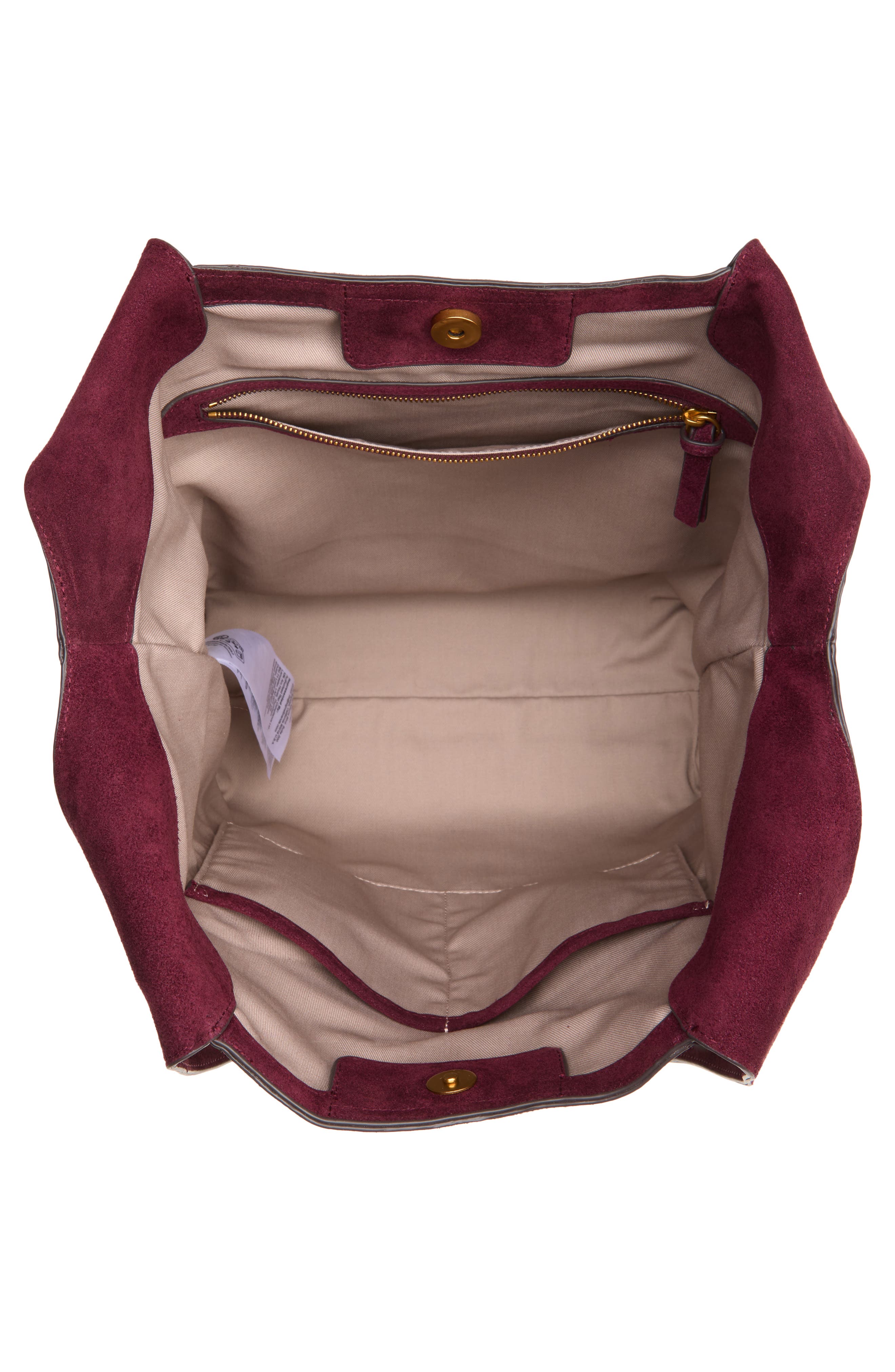 Large Brayton Suede Shopper, Alternate, color, DEY
