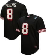 Mitchell & Ness Men's Mitchell & Ness Steve Young Black San Francisco 49ers Retired Player Name & Number Mesh Top