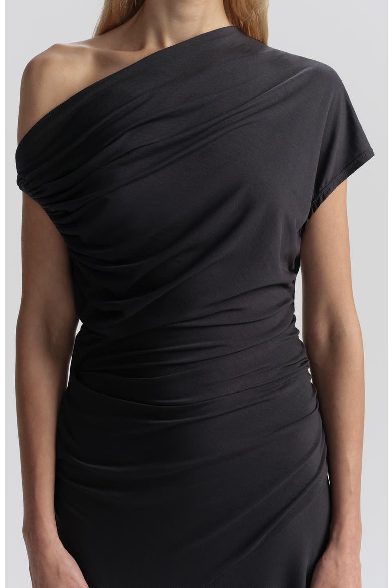 Halle Jersey Midi Dress, Alternate, color, NIGHT BLUE