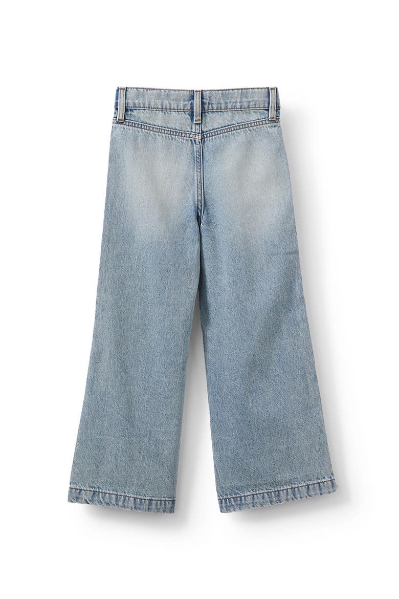 Kid's Pia Pintuck Bootleg Jean, Alternate, color, Airlie Light Blue