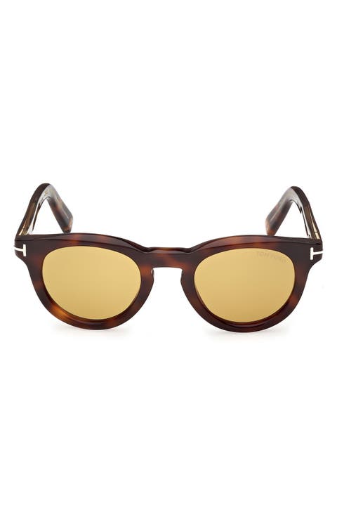 47mm Small Round Sunglasses
