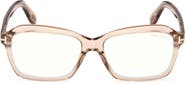 TOM FORD 54mm Rectangular Optical Glasses