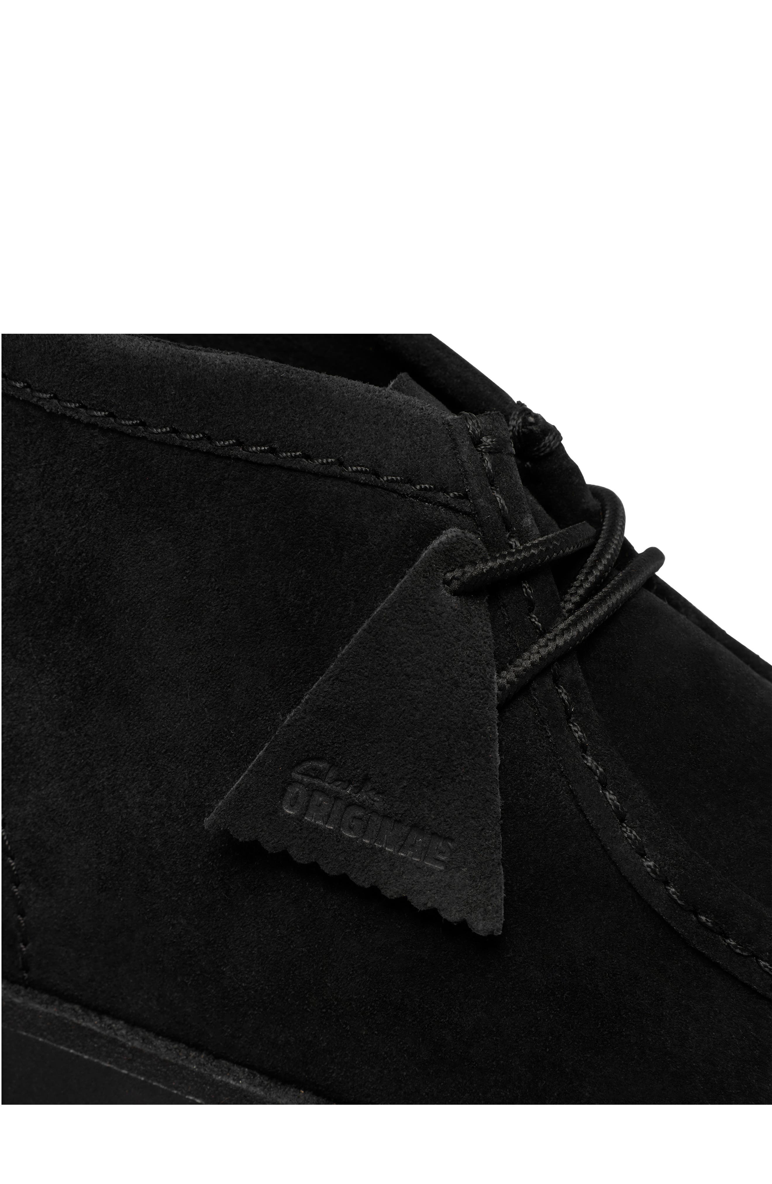 Meare Wallabee Chukka Boot, Alternate, color, BLACK/ BLK SUEDE