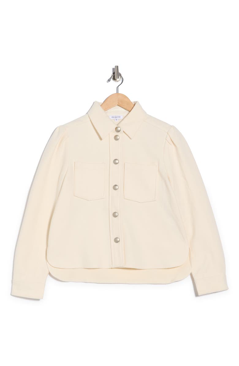 AREA STARS Isla Shirt Jacket, Alternate, color, Ivory