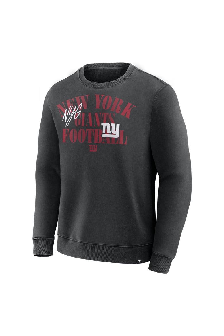 Men's Fanatics Black New York Giants Halftime Lead Relaxed Heavyweight French Terry Sweatshirt, Alternate, color, Black