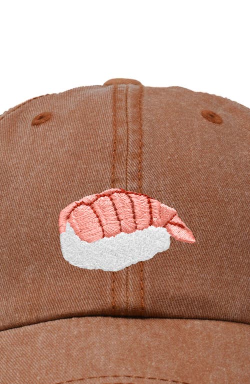 DALIX DALIX SHRIMP SUSHI EMBROIDERED DAD CAP 