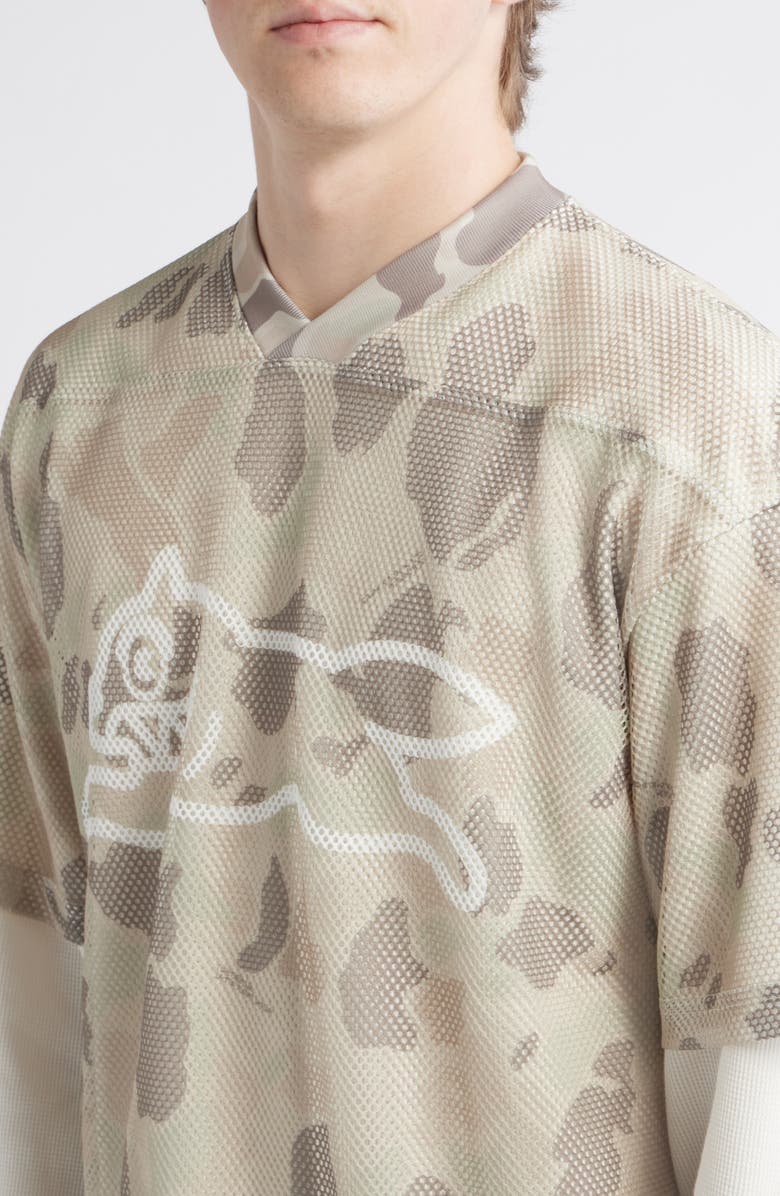 ICECREAM Chuck Layered Long Sleeve Shirt, Alternate, color, Camo