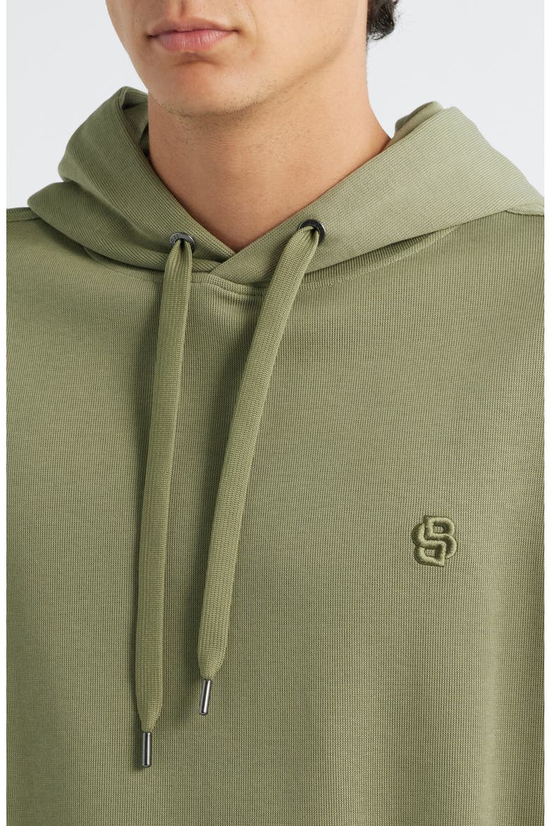Stevens Cotton Pullover Hoodie, Alternate, color, MEDIUM GREEN