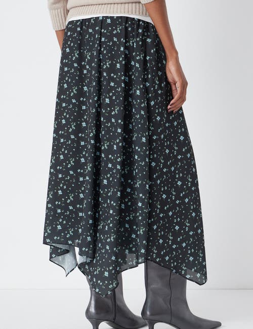 Hush Kaia Chiffon Hanky Hem Skirt In Green