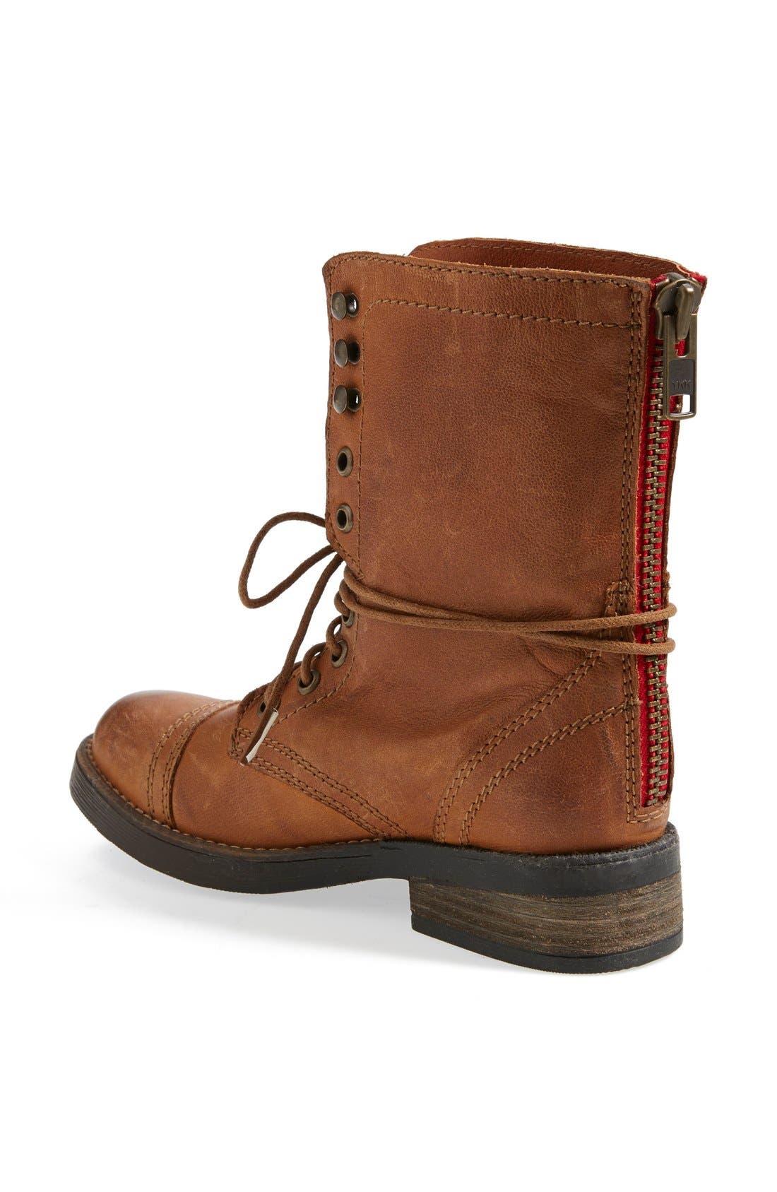 'Munch' Military Boot, Alternate, color, COGNAC MULTI