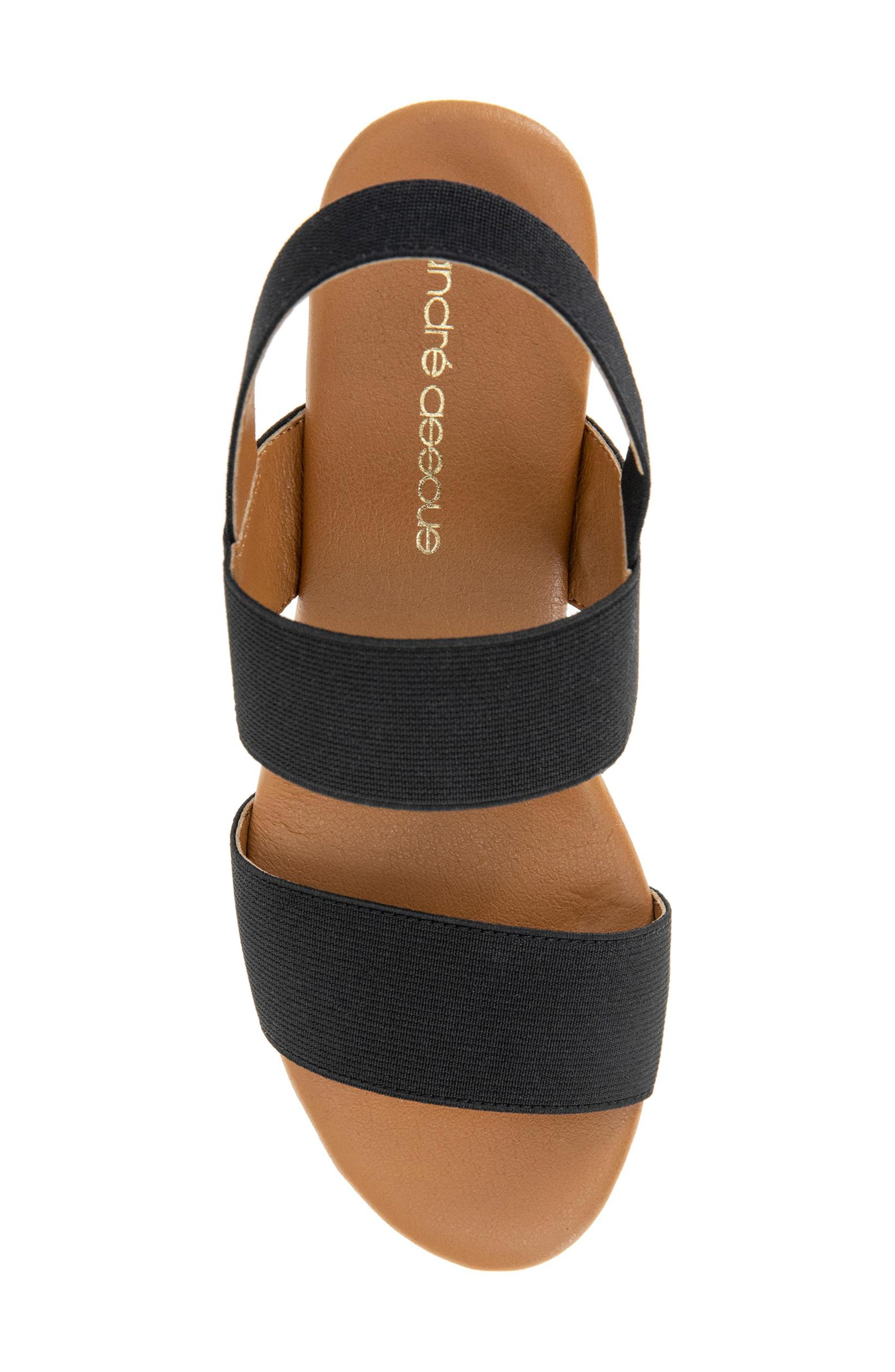 André Assous Nikola Slingback Wedge Sandal, Alternate, color, 