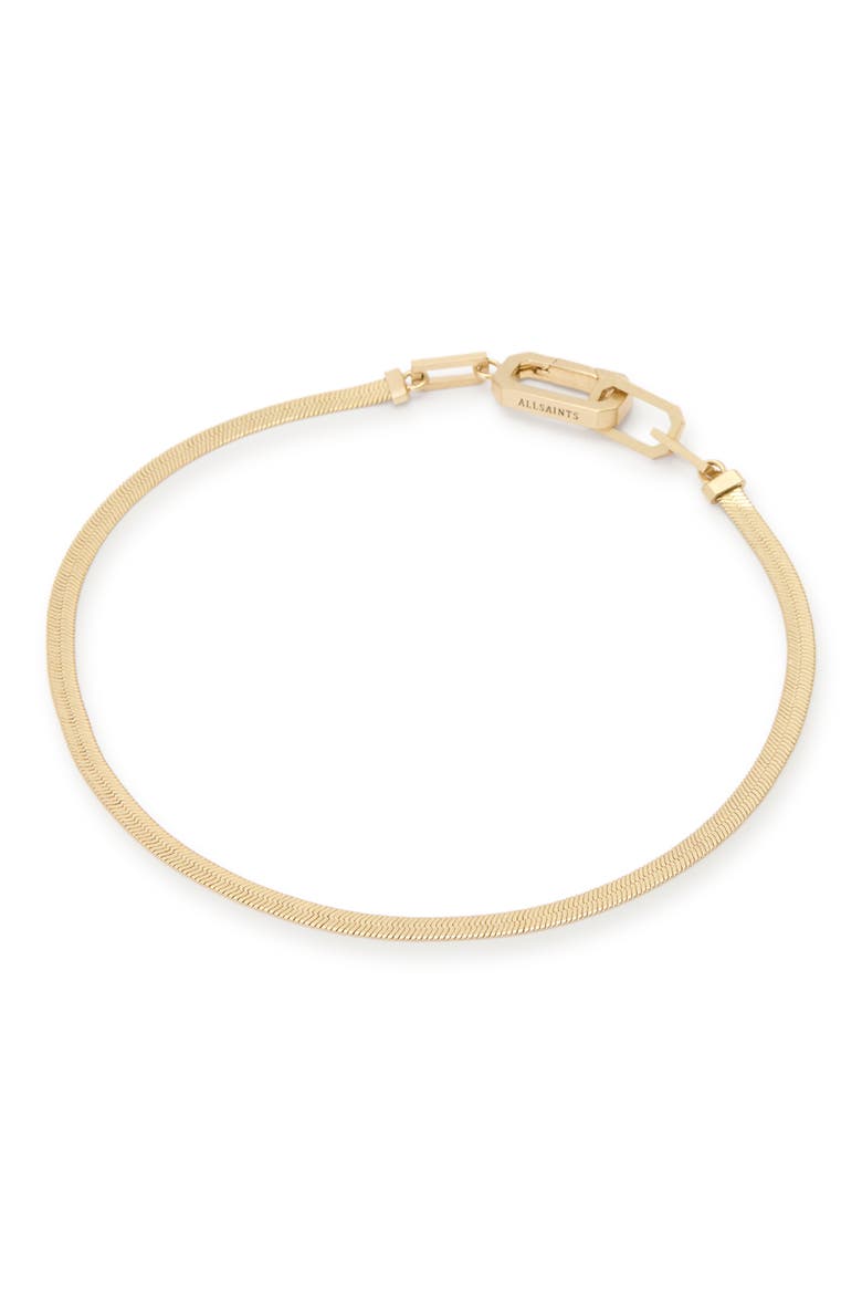 Snake Chain Collar Necklace, Main, color, GOLD