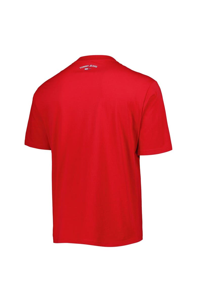 TOMMY JEANS Men's Tommy Jeans Red Chicago Bulls Tim Backboard T-Shirt, Alternate, color, Red