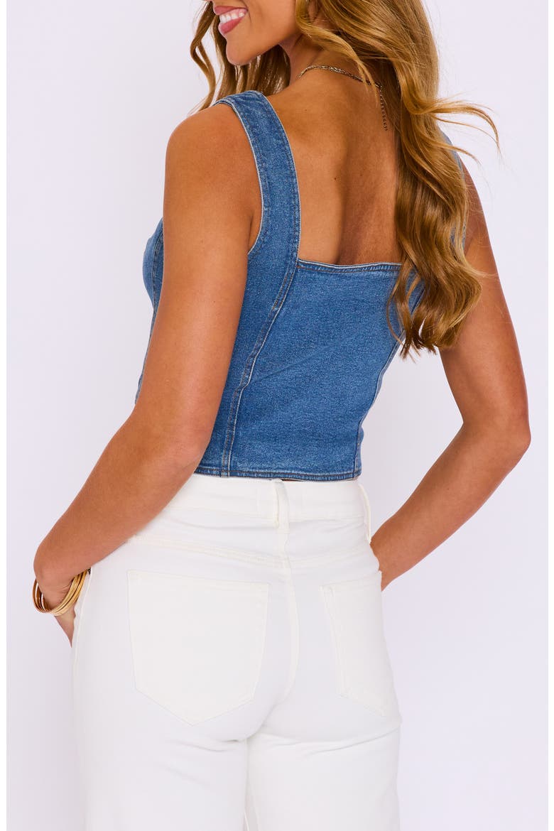 Willow Denim Vest, Alternate, color, MEDIUM WASH