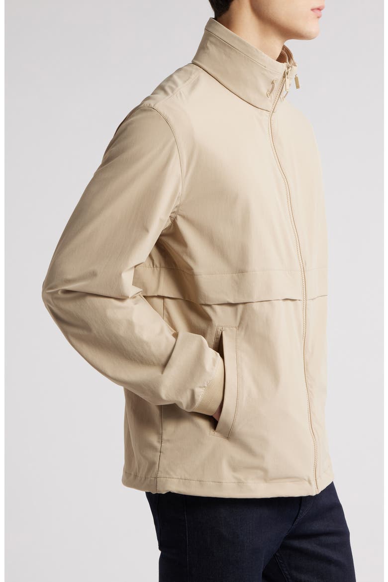 Caldar Hooded Zip-Up Jacket, Alternate, color, LIGHT BEIGE