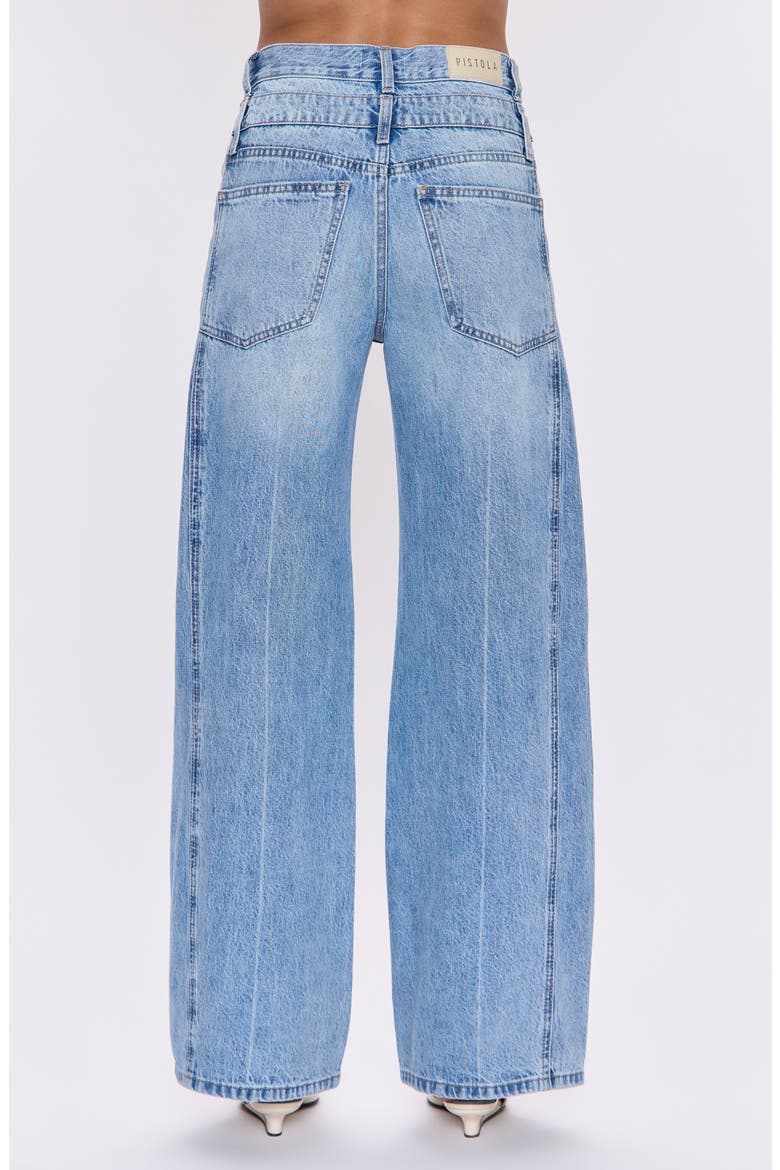 Caleb Double Waistband Wide Leg Jeans, Alternate, color, ERA