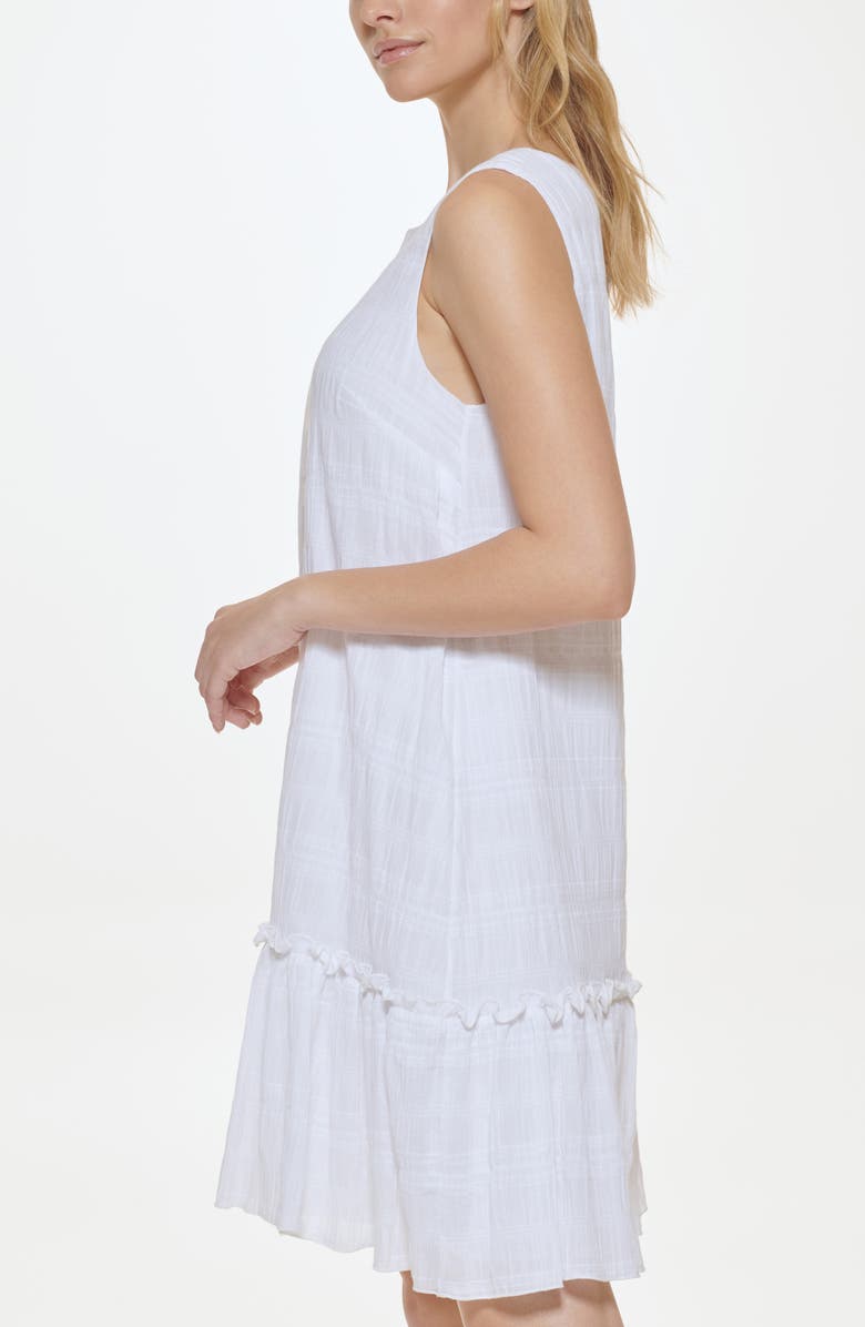 Tommy Hilfiger Sleeveless Gauze Trapeze Dress, Alternate, color,