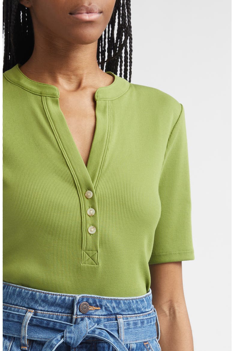 Reubian Henley T-Shirt, Alternate, color, CACTUS