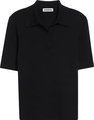 Jil Sander Rib Merino Wool Polo