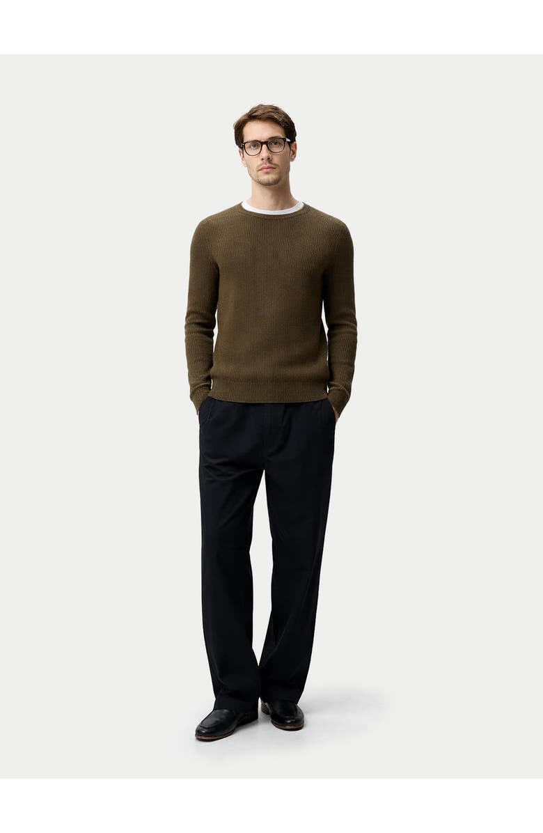Gobi Cashmere Men's Ribbed Cashmere Sweater, Alternate, color, Cub