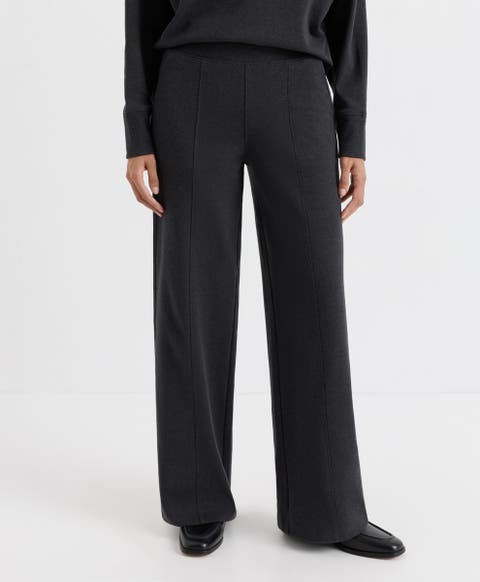 Organic Cotton Roam Pintuck Wide Leg Pant