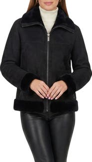 GORSKI Merino Genuine Shearling Zip Jacket