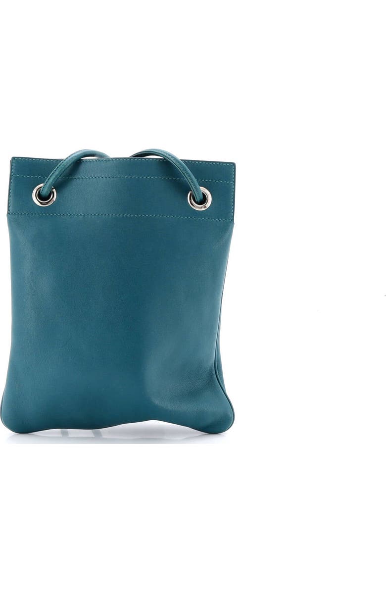 Pre-Owned Hermes Aline Bag Milo Lambskin and Swift Mini, Alternate, color, Vert Bosphore