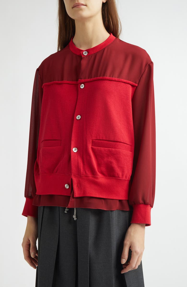 Undercover Spliced Cardigan, Alternate, color, 