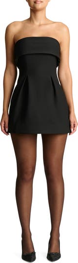 Suiting Strapless Minidress
