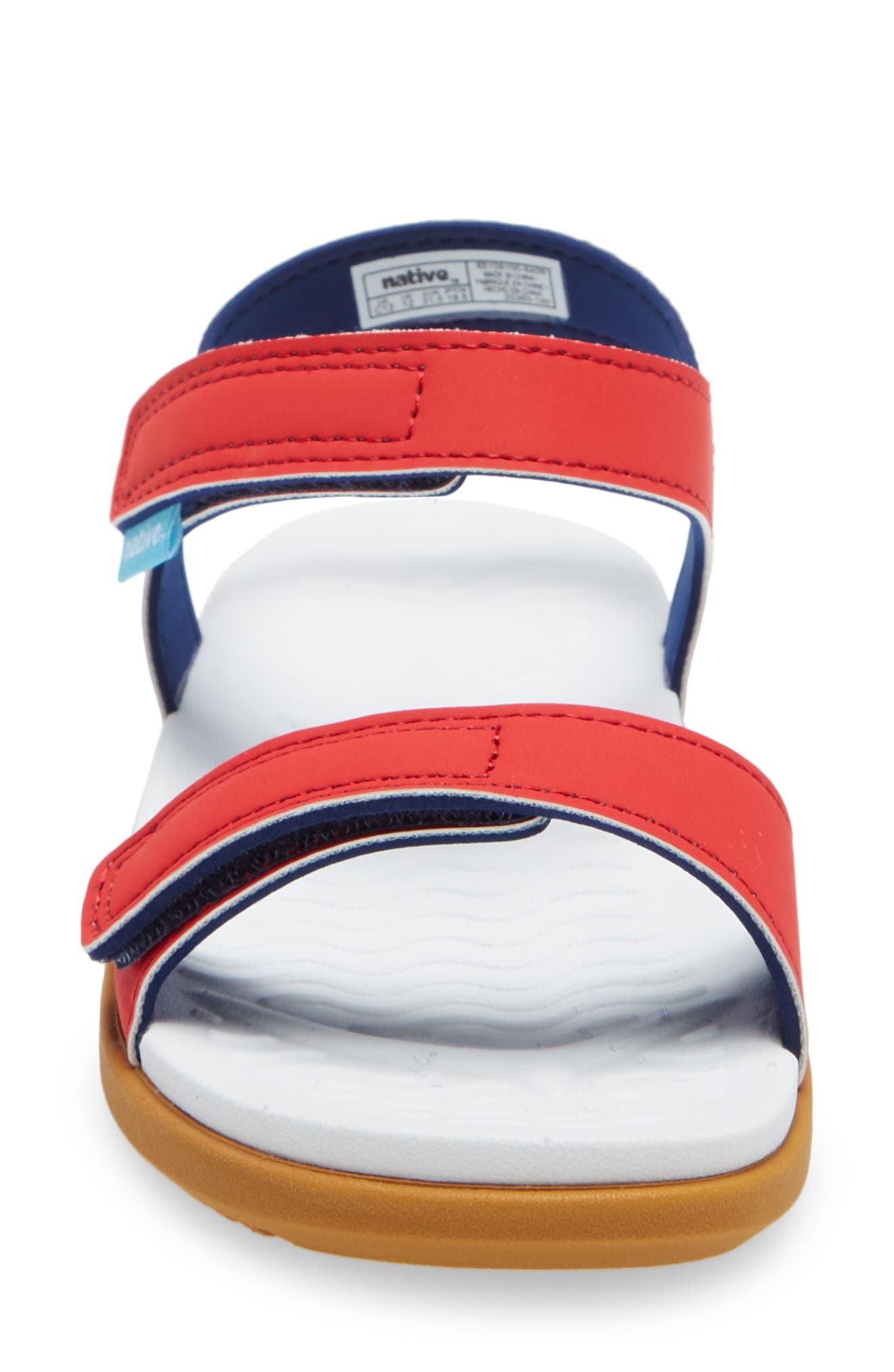Charley Waterproof Sandal, Alternate, color, TORCH RED/ SHELL WHITE/ TFEBR