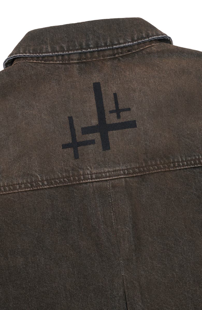 RtA Valentiano Boxy Denim Jacket, Alternate, color, 