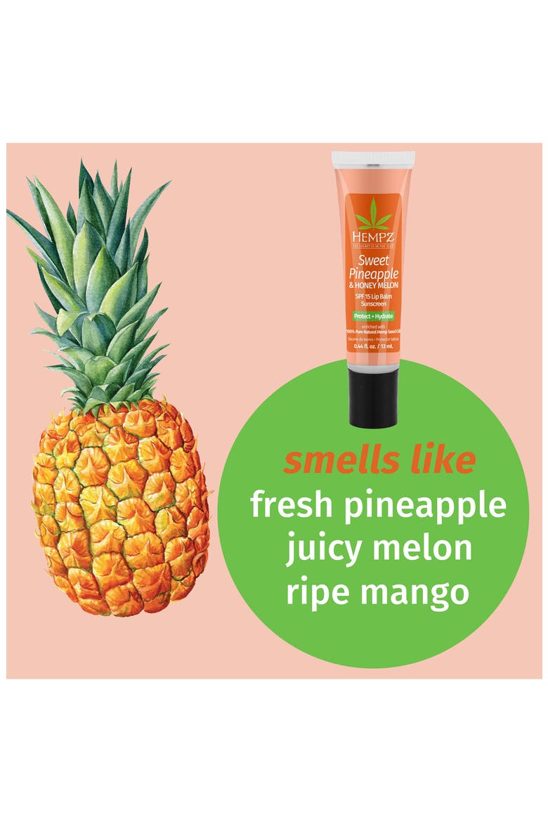 Sweet Pineapple & Honey Melon Herbal Lip Balm SFP 15, Alternate, color, SWEET PINEAPPLE HONEY MELON