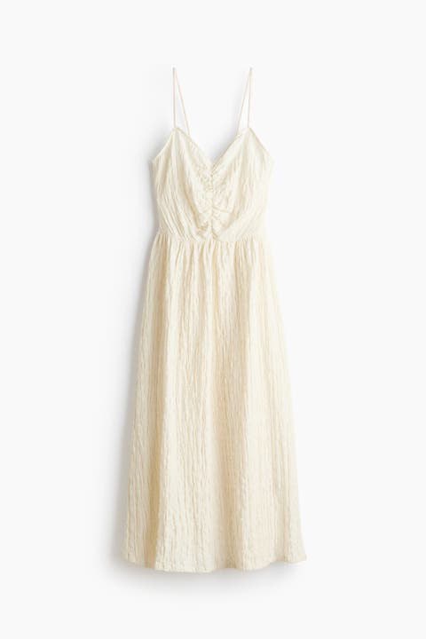 Crinkled Strappy Dress