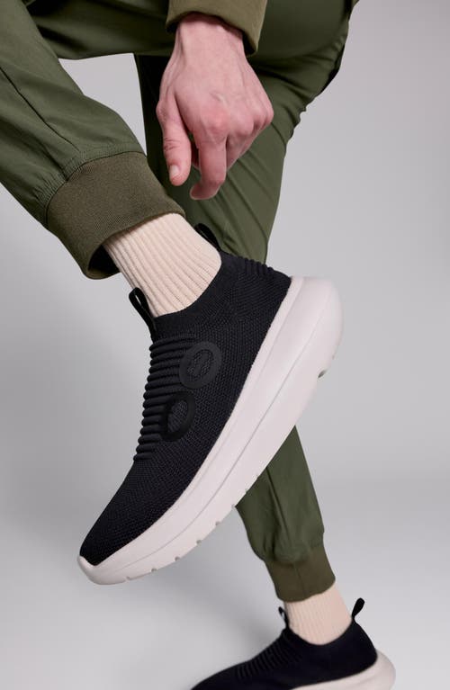 Oofos Oomy Zen Slip-on Sneaker In Black