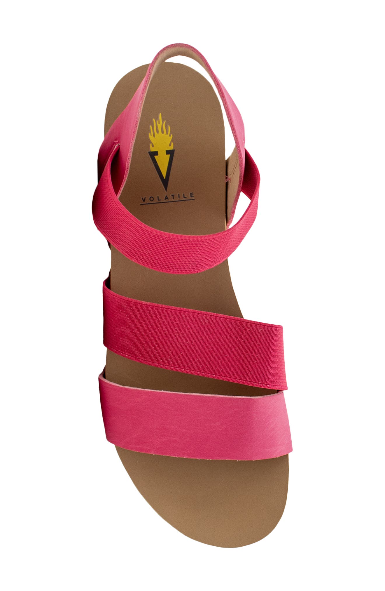 Volatile Picnic Water Resistant Platform Sandal, Alternate, color, Fuchsia