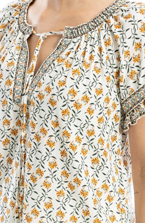 MAX STUDIO MAX STUDIO RUFFLE SLEEVE TOP 
