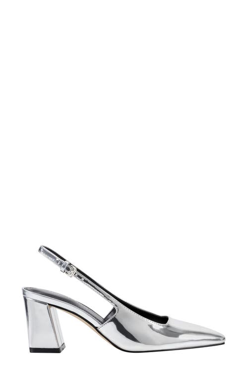 Marc Fisher Lethe Slingback Pump In Silver