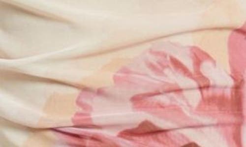 Open Edit Floral Print Mesh Maxi Dress