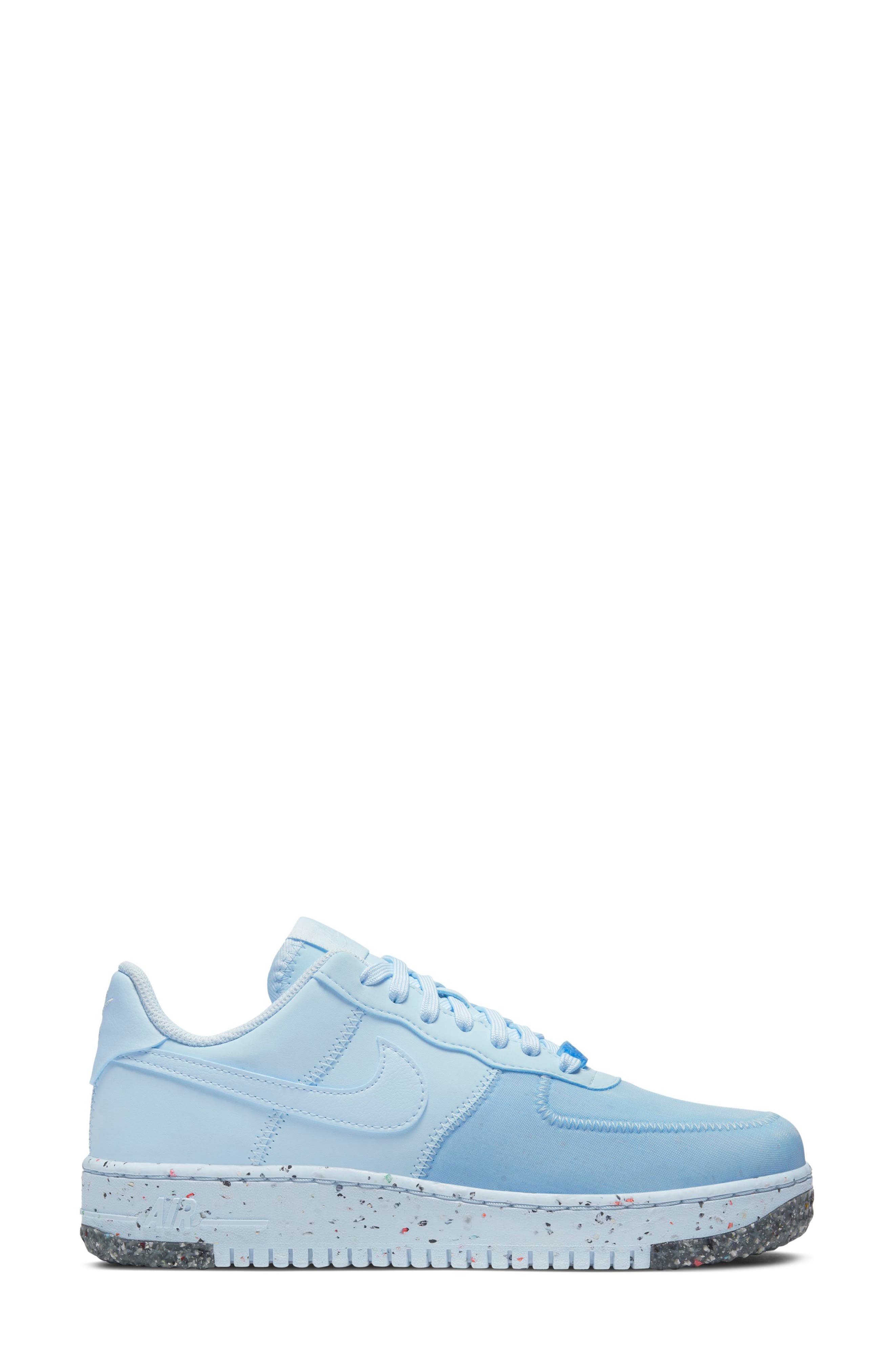 Air Force 1 Crater Sneaker, Alternate, color, CHAMBRAY BLUE/ CHAMBRAY BLUE