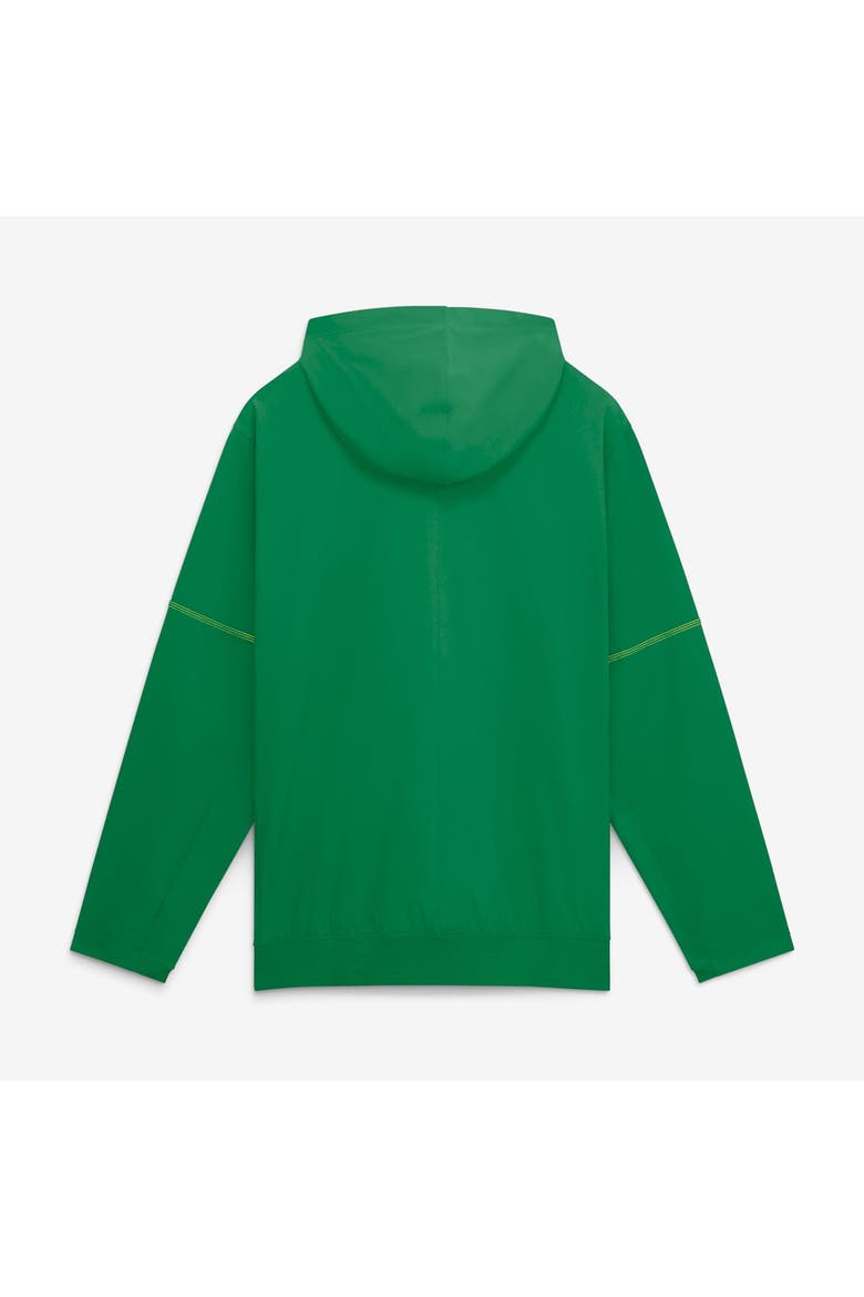 Men's Nike Green Oregon Ducks 2026 Sideline Anorak Half-Zip Hooded Jacket, Alternate, color, Green