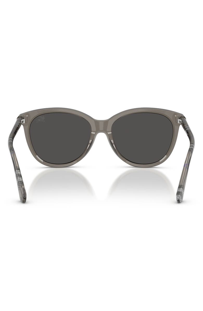 Burberry 55mm Phantos Sunglasses, Alternate, color, Grey