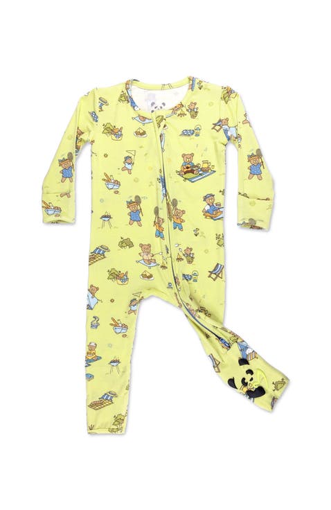 Baby Teddy Bear Picnic Convertible Footie