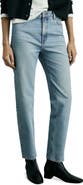 MANGO Mom2000 High Waist Straight Leg Jeans