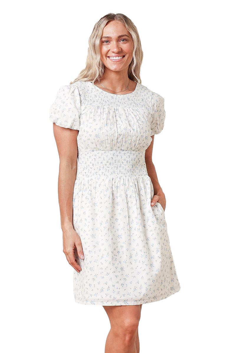 Hope & Henry Women's Organic Smocked Waist Dress, Alternate, color, 