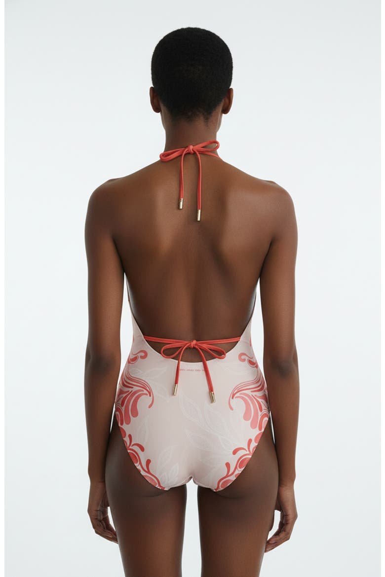 Ember Reversible One Piece Swimsuit, Alternate, color, Red