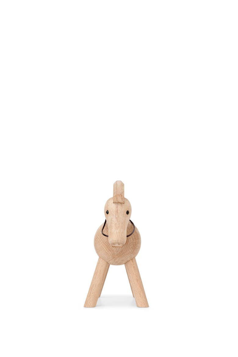 Kay Bojesen Horse, Alternate, color, Beech