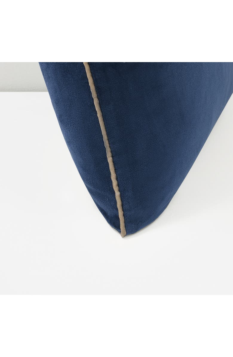 Chuks Collins x Lush Decor Orion Velvet Pillow Cover, Alternate, color, Navy