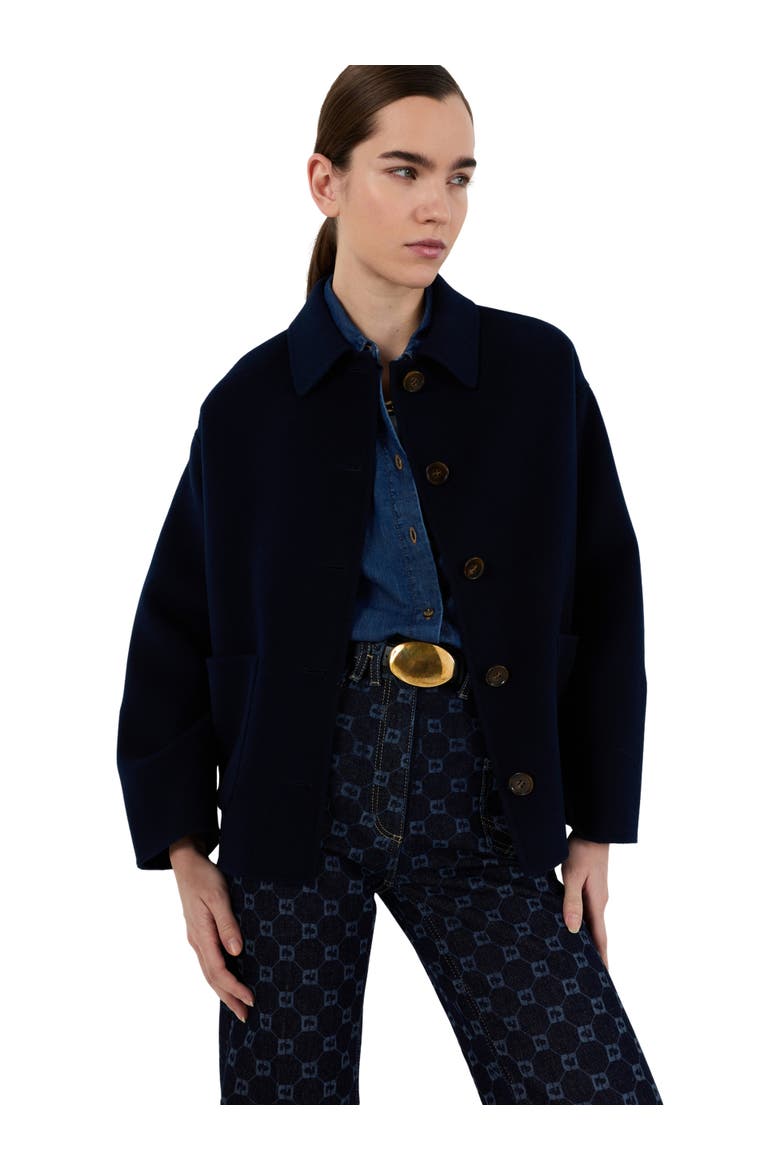Perrinea Short Coat, Main, color, Ink