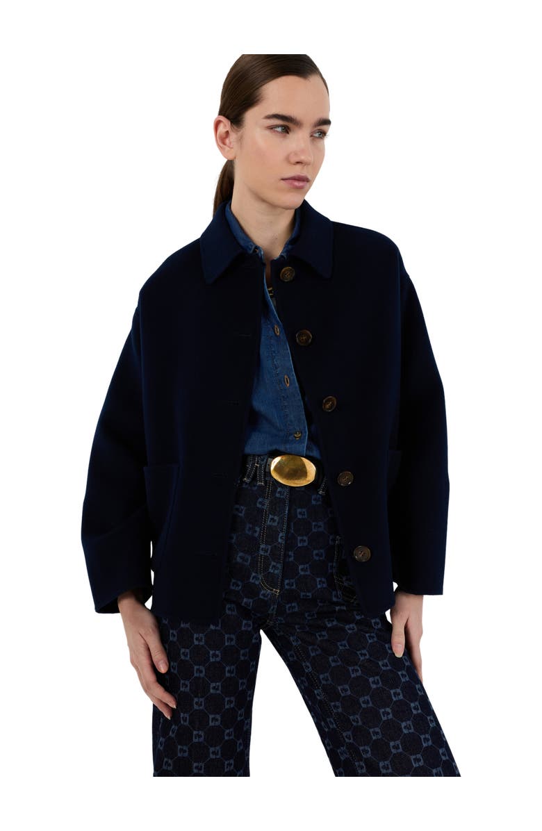 GERARD DAREL Perrinea Short Coat, Main, color, Ink