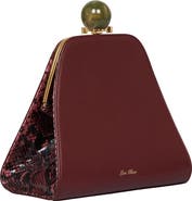 LarAllan Josephine Ball Frame Calfskin Leather Bag